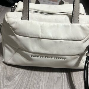 Marc by Marc Jacobs Cream Satchel